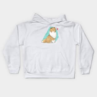 Sable Collie Kids Hoodie